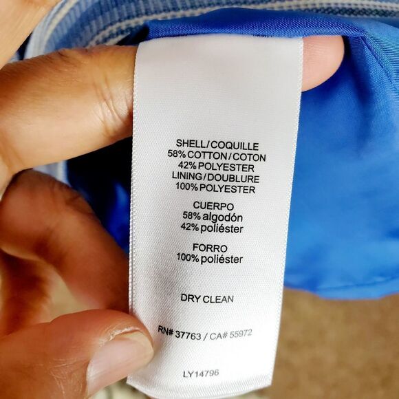 Laundry by Shelli Segal Mini Sleeveless Striped Blue Nautical Dress Sz 2 Preppy - Picture 8 of 12